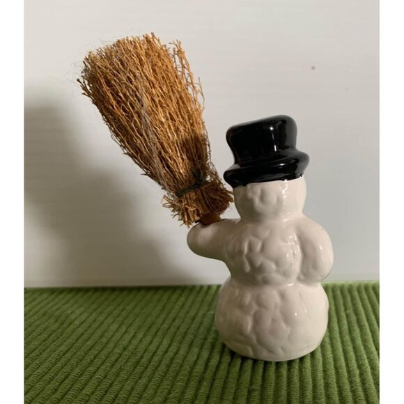 Department 56 Snow Village Snowman with Broom - Picture 6 of 9